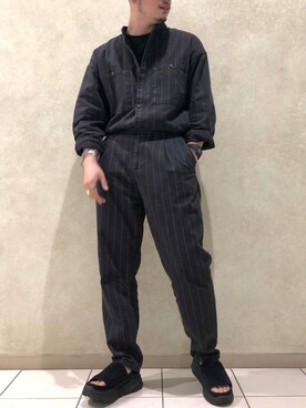 「N.HOOLYWOOD COMPILE（N.ハリウッド コンパイル）のアイテム（サンダル）」を使った、kurasumiさん（メンズ・171cm）の秋コーディネート