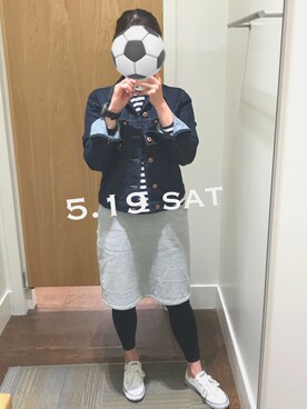 89ers_nさん（レディース・157cm）の春コーディネート