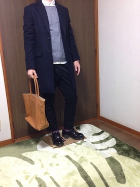 「不安」｜ともさん（メンズ・170cm）の冬コーディネート