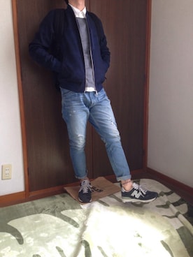 「初挑戦アイテム」｜ともさん（メンズ・170cm）の春コーディネート