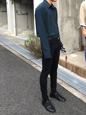 ふくべいさん（メンズ・182cm）の秋コーディネート