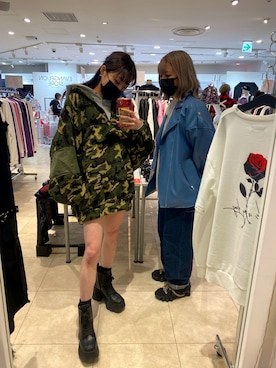 「FIG&VIPER（フィグアンドバイパー）のアイテム（ブーツ）」を使った、nanagalさん（レディース・155cm）の春コーディネート
