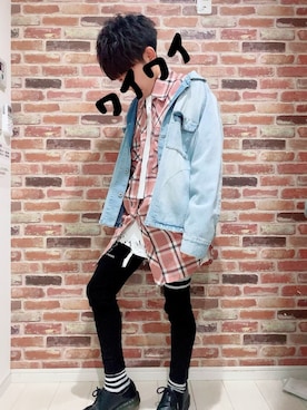 「Dr. Martens（ドクターマーチン）のアイテム（レッグウェア）」を使った、あさぽん🐧🦁さん（メンズ・156cm）の冬コーディネート