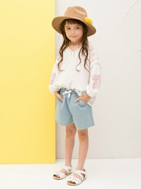 petit　main・b-roomさん（キッズ・116cm）の夏コーディネート