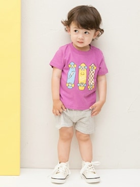 petit　main・b-roomさん（キッズ・87cm）の夏コーディネート