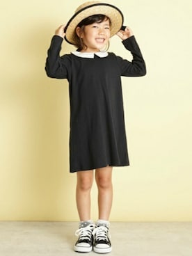 「b・ROOM（ビールーム）のアイテム（ワンピース）」を使った、petit　main・b-roomさん（キッズ・110cm）の夏コーディネート