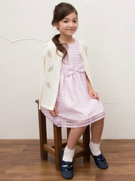 「b・ROOM（ビールーム）のアイテム」を使った、petit　main・b-roomさん（キッズ・121cm）の秋コーディネート