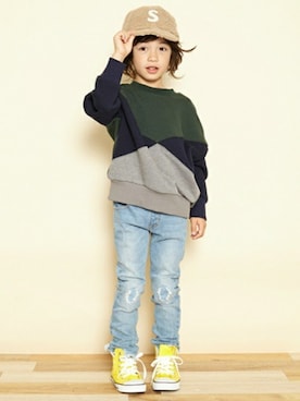 petit main・b-roomさん(キッズ・111cm)の秋コーディネート