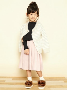 petit　main・b-roomさん（キッズ・111cm）の秋コーディネート