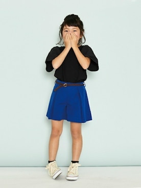 「b・ROOM（ビールーム）のアイテム」を使った、petit　main・b-roomさん（キッズ・112cm）の冬コーディネート