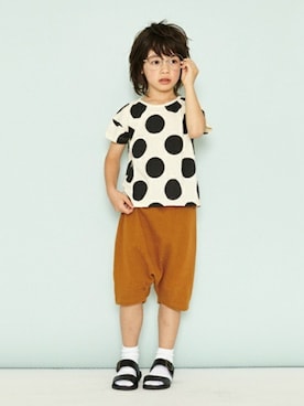 petit　main・b-roomさん（キッズ・113cm）の冬コーディネート