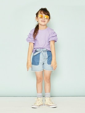 petit　main・b-roomさん（キッズ・113cm）の春コーディネート