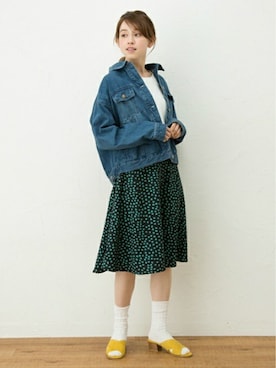 「petit main LIEN（プティマインリアン）のアイテム」を使った、petit　main・b-roomさん（レディース・165cm）の冬コーディネート