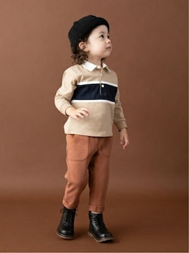 petit　main・b-roomさん（キッズ・95cm）の秋コーディネート