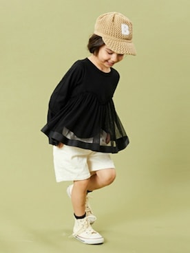 petit main・b-roomさん(キッズ・106cm)の秋コーディネート