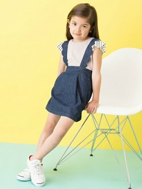 petit　main・b-roomさん（キッズ・109cm）の秋コーディネート