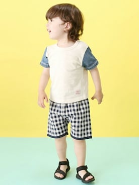 petit　main・b-roomさん（キッズ・96cm）の秋コーディネート