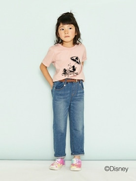 「b・ROOM（ビールーム）のアイテム」を使った、petit　main・b-roomさん（キッズ・112cm）の秋コーディネート