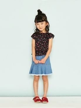petit main・b-roomさん(キッズ・114cm)の秋コーディネート