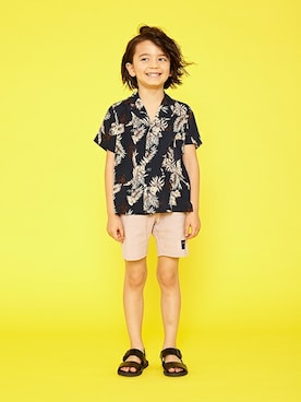 petit　main・b-roomさん（キッズ・113cm）の秋コーディネート