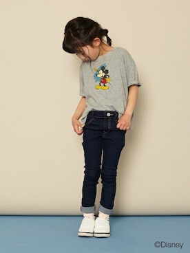 petit　main・b-roomさん（キッズ・114cm）の秋コーディネート