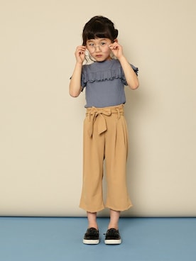 petit　main・b-roomさん（キッズ・114cm）の秋コーディネート