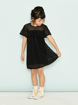「petit main」｜petit　main・b-roomさん（キッズ・112cm）の秋コーディネート