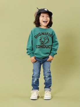 petit　main・b-roomさん（キッズ・104cm）の秋コーディネート