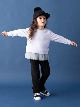 petit　main・b-roomさん（キッズ・96cm）の秋コーディネート