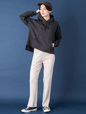 「petit main LIEN（プティマインリアン）のアイテム」を使った、petit　main・b-roomさん（レディース・165cm）の冬コーディネート