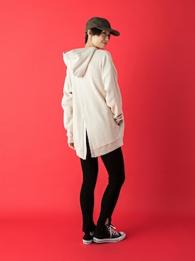 「petit main LIEN（プティマインリアン）のアイテム」を使った、petit　main・b-roomさん（レディース・168cm）の冬コーディネート