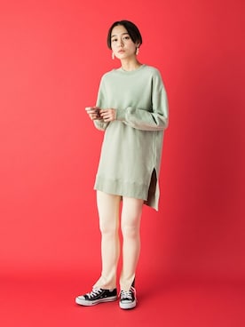 「petit main LIEN（プティマインリアン）のアイテム」を使った、petit　main・b-roomさん（レディース・168cm）の冬コーディネート