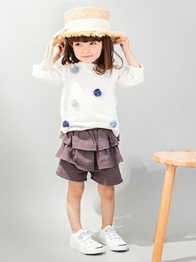 petit main・b-roomさん(キッズ・93cm)の冬コーディネート