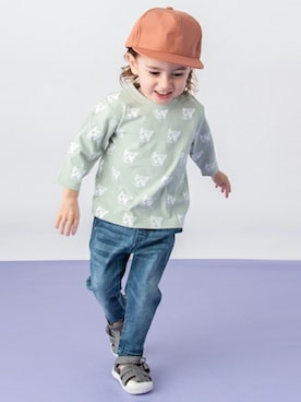 petit　main・b-roomさん（キッズ・84cm）の春コーディネート