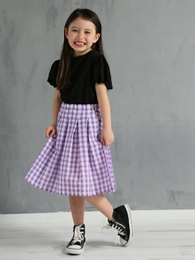 petit　main・b-roomさん（キッズ・114cm）の春コーディネート