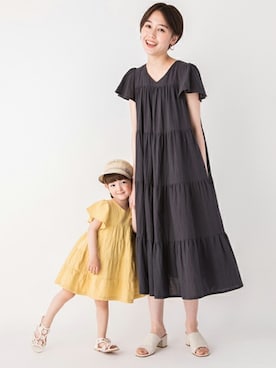 「petit main（プティマイン）のアイテム」を使った、petit　main・b-roomさん（レディース・168cm）の春コーディネート