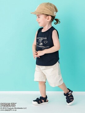 petit　main・b-roomさん（キッズ・84cm）の春コーディネート