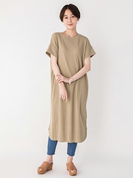 「petit main（プティマイン）のアイテム」を使った、petit　main・b-roomさん（レディース・168cm）の夏コーディネート