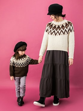 「petit main LIEN（プティマインリアン）のアイテム」を使った、petit　main・b-roomさん（レディース・163cm）の秋コーディネート