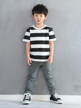 petit　main・b-roomさん（キッズ・103cm）の冬コーディネート