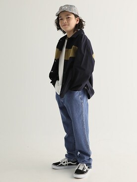 「b・ROOM（ビールーム）のアイテム（ジャケット/アウター）」を使った、petit　main・b-roomさん（キッズ・142cm）の冬コーディネート