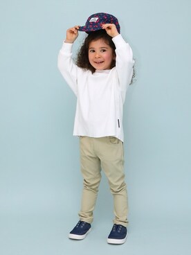 petit　main・b-roomさん（キッズ・104cm）の冬コーディネート