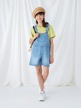 「Lycee mine（リセマイン）のアイテム」を使った、petit　main・b-roomさん（キッズ・148cm）の春コーディネート