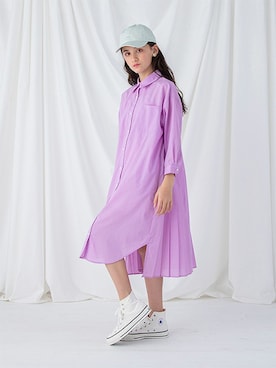 「Lycee mine（リセマイン）のアイテム」を使った、petit　main・b-roomさん（キッズ・153cm）の春コーディネート