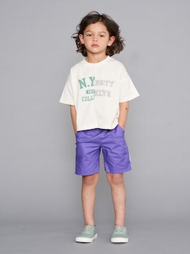 petit　main・b-roomさん（キッズ・110cm）の春コーディネート