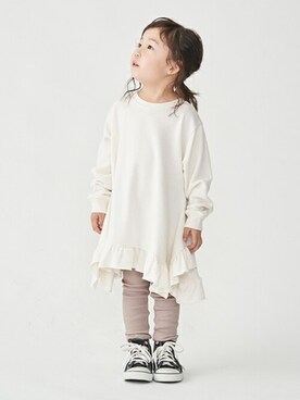 petit　main・b-roomさん（キッズ・98cm）の秋コーディネート