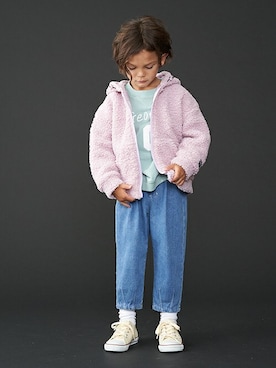 petit　main・b-roomさん（キッズ・113cm）の秋コーディネート