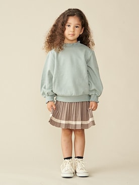 「b・ROOM（ビールーム）のアイテム」を使った、petit　main・b-roomさん（キッズ・110cm）の秋コーディネート