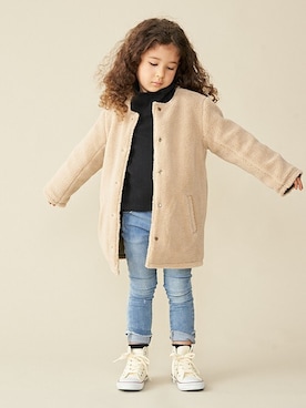 petit　main・b-roomさん（キッズ・110cm）の秋コーディネート