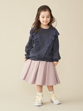 petit　main・b-roomさん（キッズ・110cm）の秋コーディネート